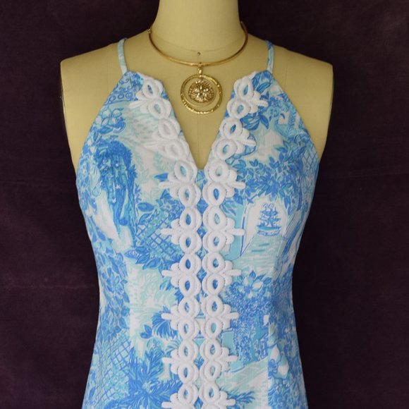 Lilly Pulitzer Pearl dress Toile me About it NWT - Picture 3 of 9